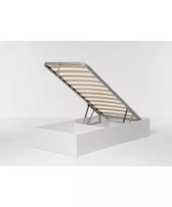 LETTO SINGOLO CONTENITORE "BED BOX" BIANCO 90X190 CM